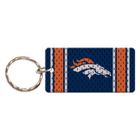 Denver Broncos JERSEY Keychain Rectangle