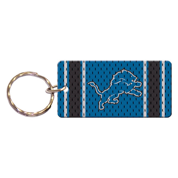 Detroit Lions JERSEY Keychain Rectangle