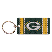 Green Bay Packers JERSEY Keychain Rectangle
