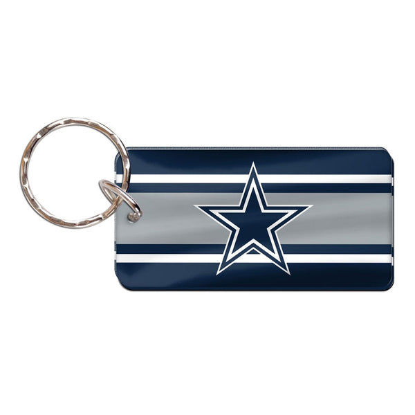 Dallas Cowboys STRIPES Keychain Rectangle