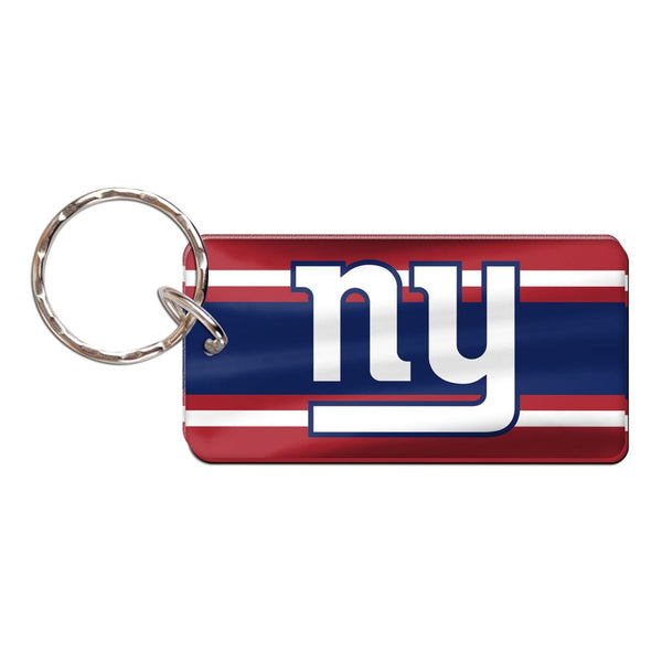 New York Giants STRIPES Keychain Rectangle