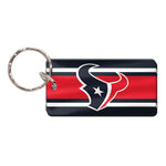 Houston Texans STRIPE Keychain Rectangle