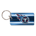 Tennessee Titans STRIPES Keychain Rectangle
