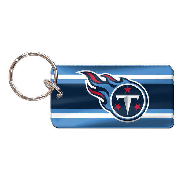 Tennessee Titans STRIPES Keychain Rectangle