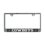 Dallas Cowboys CARBON Lic Plate Frame B/O Printed