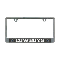 Dallas Cowboys CARBON Lic Plate Frame B/O Printed