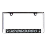 Las Vegas Raiders Lic Plate Frame B/O Printed