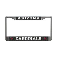 Arizona Cardinals CARBON Lic Plt Frame S/L Printed