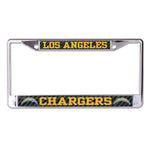 Los Angeles Chargers Lic Plt Frame S/L Printed