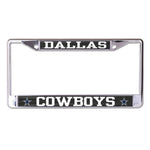 Dallas Cowboys CARBON Lic Plt Frame S/L Printed