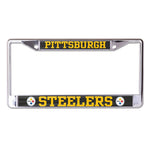 Pittsburgh Steelers CARBON Lic Plt Frame S/L Printed