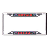 Buffalo Bills CARBON Lic Plt Frame S/S Printed