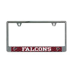 Atlanta Falcons CHEVRON Lic Plate Frame B/O Printed