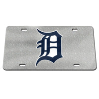 Detroit Tigers GLITTER Specialty Acrylic License Plate