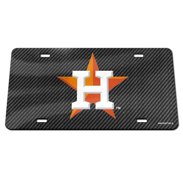 Houston Astros Specialty Acrylic License Plate