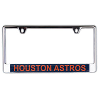 Houston Astros Lic Plate Frame B/O Printed