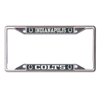 Indianapolis Colts CARBON Lic Plt Frame S/S Printed