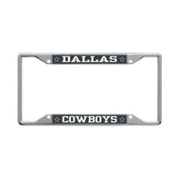 Dallas Cowboys CARBON Lic Plt Frame S/S Printed