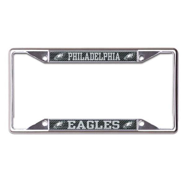 Philadelphia Eagles CARBON Lic Plt Frame S/S Printed
