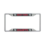 New York Giants CARBON Lic Plt Frame S/S Printed