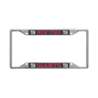 New York Giants CARBON Lic Plt Frame S/S Printed
