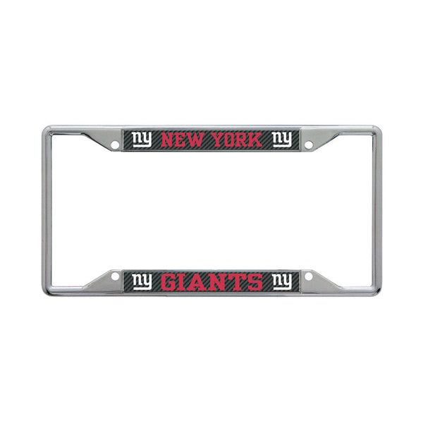 New York Giants CARBON Lic Plt Frame S/S Printed