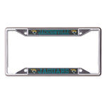 Jacksonville Jaguars CARBON Lic Plt Frame S/S Printed