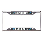 Detroit Lions CARBON Lic Plt Frame S/S Printed