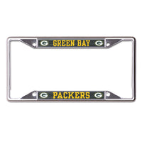 Green Bay Packers CARBON Lic Plt Frame S/S Printed