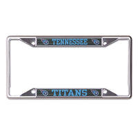 Tennessee Titans CARBON Lic Plt Frame S/S Printed