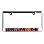 Chicago Bears JERSEY Lic Plate Frame B/O Printed