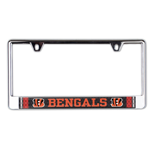 Cincinnati Bengals JERSEY Lic Plate Frame B/O Printed