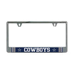 Dallas Cowboys JERSEY Lic Plate Frame B/O Printed