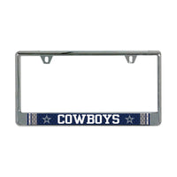 Dallas Cowboys JERSEY Lic Plate Frame B/O Printed