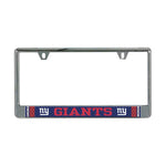 New York Giants Jersey Lic Plate Frame B/O Printed