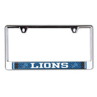 Detroit Lions JERSEY Lic Plate Frame B/O Printed