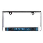 Carolina Panthers JERSEY Lic Plate Frame B/O Printed