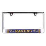 Baltimore Ravens JERSEY Lic Plate Frame B/O Printed