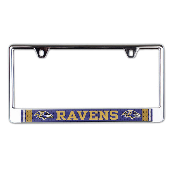Baltimore Ravens JERSEY Lic Plate Frame B/O Printed