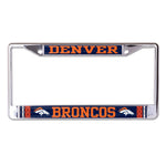 Denver Broncos JERSEY Lic Plt Frame S/L Printed