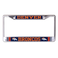 Denver Broncos JERSEY Lic Plt Frame S/L Printed