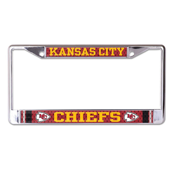 Kansas City Chiefs JERSEY Lic Plt Frame S/L Printed