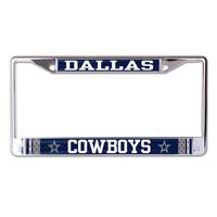 Dallas Cowboys JERSEY Lic Plt Frame S/L Printed
