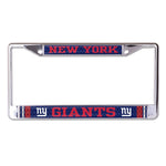 New York Giants JERSEY Lic Plt Frame S/L Printed