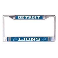 Detroit Lions JERSEY Lic Plt Frame S/L Printed