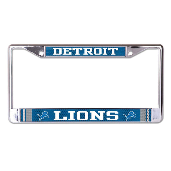 Detroit Lions JERSEY Lic Plt Frame S/L Printed