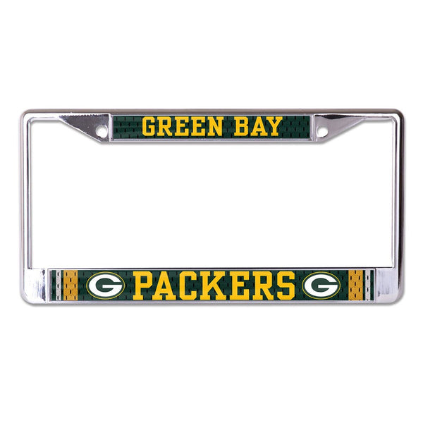 Green Bay Packers JERSEY Lic Plt Frame S/L Printed