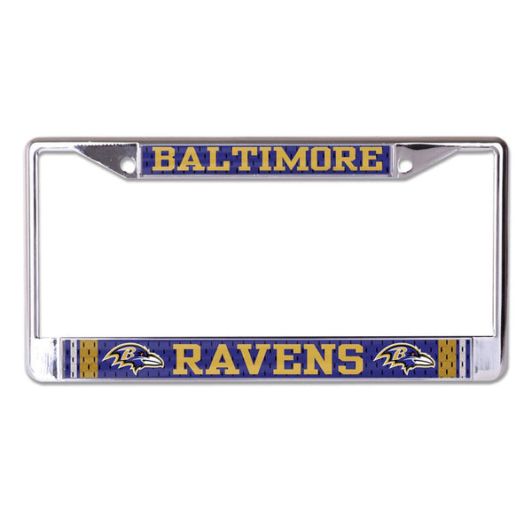 Baltimore Ravens JERSEY Lic Plt Frame S/L Printed