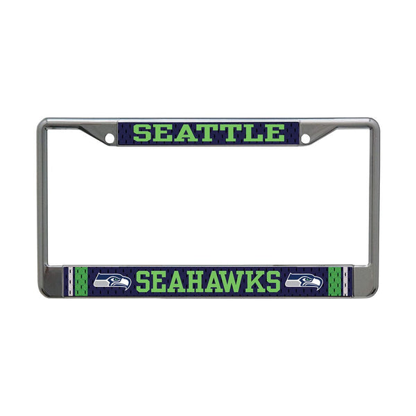 Seattle Seahawks JERSEY Lic Plt Frame S/L Printed