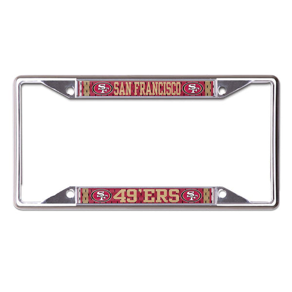 San Francisco 49ers JERSEY Lic Plt Frame S/S Printed